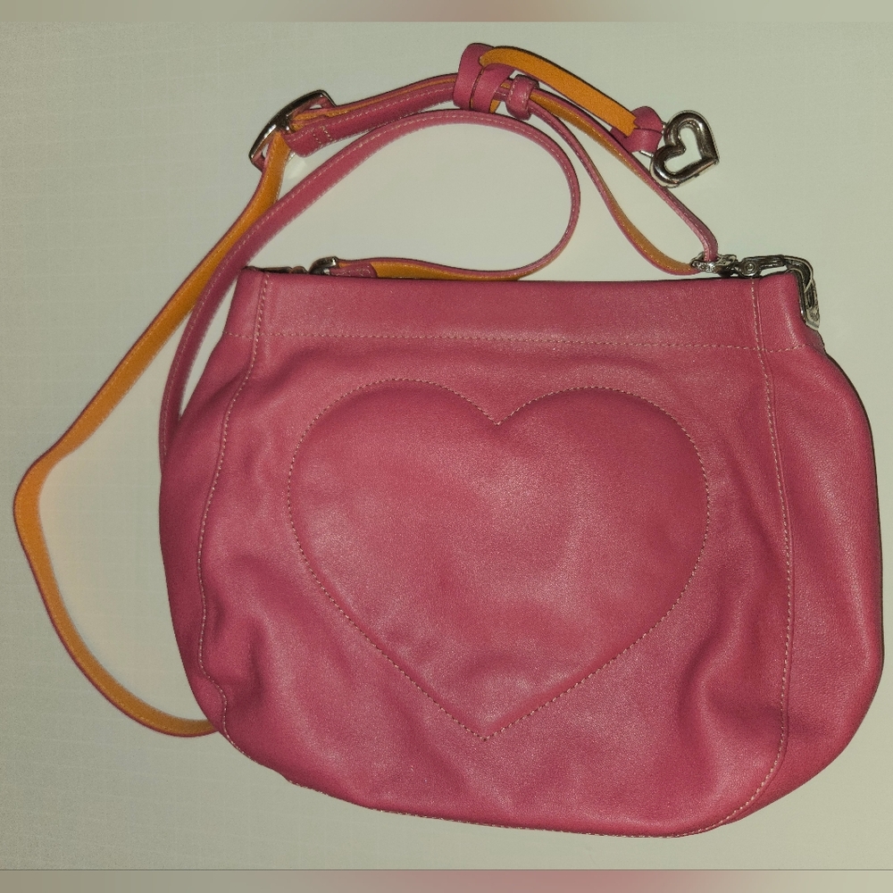 Pink Brighton Leather Bag